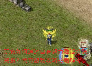 玩家如何通过自身努力激活特殊戒指?传奇游戏攻略秘籍解析 玩家如何通过自身努力激活特殊戒指?传奇游戏攻略秘籍解析