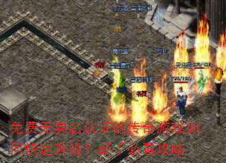 免费无实名认证的传奇游戏如何快速升级?新手必看攻略 免费无实名认证的传奇游戏如何快速升级?新手必看攻略