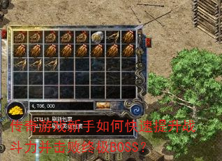传奇游戏新手如何快速提升战斗力并击败终极BOSS? 传奇游戏新手如何快速提升战斗力并击败终极BOSS?