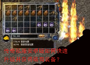 传奇私服安卓版如何快速升级并获得稀有装备? 传奇私服安卓版如何快速升级并获得稀有装备?