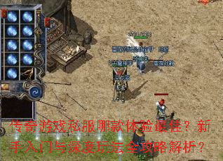 传奇游戏私服哪款体验最佳?新手入门与深度玩法全攻略解析? 传奇游戏私服哪款体验最佳?新手入门与深度玩法全攻略解析?
