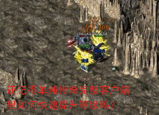 还记得单纯传奇完整客户端里如何快速提升等级吗? 还记得单纯传奇完整客户端里如何快速提升等级吗?