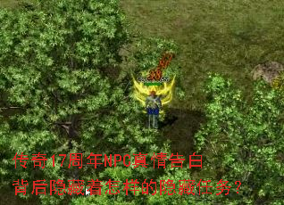 传奇17周年NPC真情告白背后隐藏着怎样的隐藏任务? 传奇17周年NPC真情告白背后隐藏着怎样的隐藏任务?