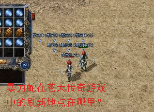 暴力蛇在苍天传奇游戏中的刷新地点在哪里? 暴力蛇在苍天传奇游戏中的刷新地点在哪里?