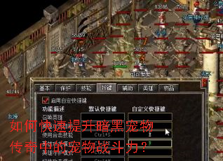 如何快速提升暗黑宠物传奇中的宠物战斗力? 如何快速提升暗黑宠物传奇中的宠物战斗力?