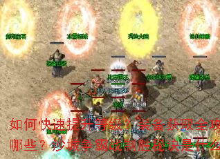 ��ο��������ȼ���װ����ȡȫ��������Щ��ɳ������ս��ʤ�ؾ���ʲô��