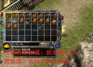 传奇再燃新篇:新服霸主如何炼成?顶级攻略全揭秘 传奇再燃新篇:新服霸主如何炼成?顶级攻略全揭秘