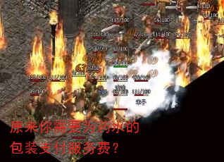 原来你需要为药水的包装支付服务费? 原来你需要为药水的包装支付服务费?