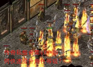 传奇私服合集sf中如何快速提升角色等级? 传奇私服合集sf中如何快速提升角色等级?
