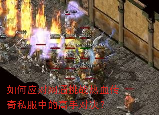 如何应对网通挑战热血传奇私服中的高手对决? 如何应对网通挑战热血传奇私服中的高手对决?