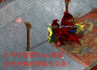 如何快速提升max单职业传奇角色等级与装备? 如何快速提升max单职业传奇角色等级与装备?