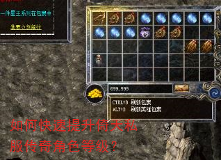 如何快速提升倚天私服传奇角色等级? 如何快速提升倚天私服传奇角色等级?