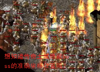 想知道传奇土城隐藏boss的准确坐标位置吗? 想知道传奇土城隐藏boss的准确坐标位置吗?