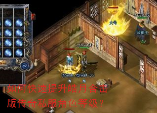 如何快速提升皓月合击版传奇私服角色等级? 如何快速提升皓月合击版传奇私服角色等级?