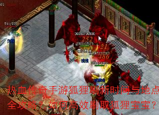 热血传奇手游狐狸刷新时间与地点全攻略?如何高效刷取狐狸宝宝? 热血传奇手游狐狸刷新时间与地点全攻略?如何高效刷取狐狸宝宝?