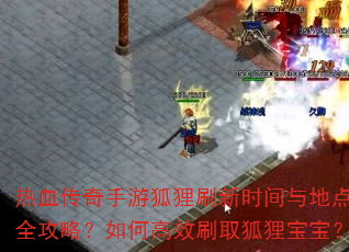 热血传奇手游狐狸刷新时间与地点全攻略?如何高效刷取狐狸宝宝? 热血传奇手游狐狸刷新时间与地点全攻略?如何高效刷取狐狸宝宝?