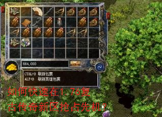 如何快速在1.76复古传奇新区抢占先机? 如何快速在1.76复古传奇新区抢占先机?